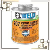 چسب ez weld upvc