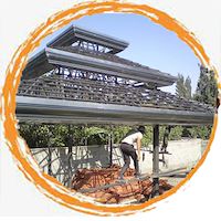 اجرا و نصب سقف