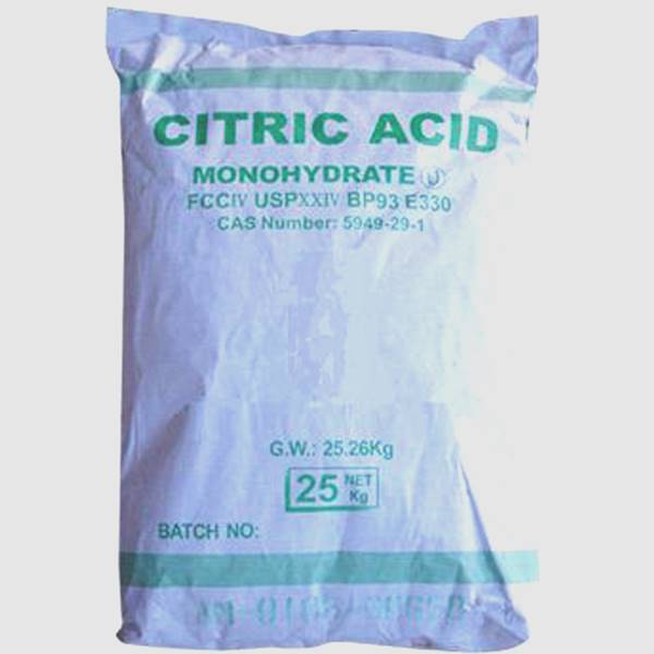 موسسه شیمیایی پیام  pcco فروش اسید سیتریک منوهیدرات انیدرید چینی