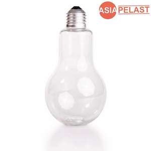 ظروف پت آسیا پلاست بطری 350 سی سی طرح لامپ درب پلاستیکی