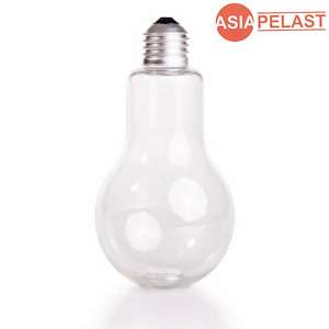 ظروف پت آسیا پلاست بطری طرح لامپ تزئینی پلاستیکی