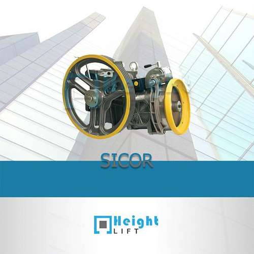 موتور آسانسور گیربکس سیکور ایتالیا MR14