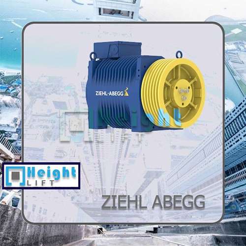 فروش موتور آسانسور گیرلس زیلابگ ZIEHL ABEGG