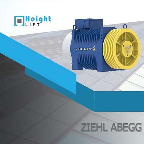 خرید موتور آسانسور گیرلس زیلابگ ZIEHL ABEGG