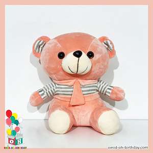 لوازم کادویی امید  عروسک پولیشی خرس صورتی سایز ۳۰ کد CA0193