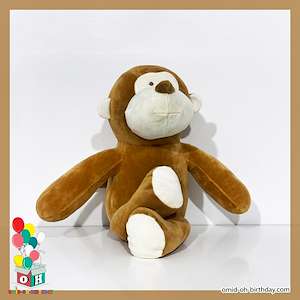 لوازم کادویی امید  عروسک پولیشی میمون قهوه ای سایز ۴۲ کد CA0385