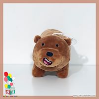  عروسک پولیشی خرس گریزلی کله پوک سایز ۲۴ کد CA0403
