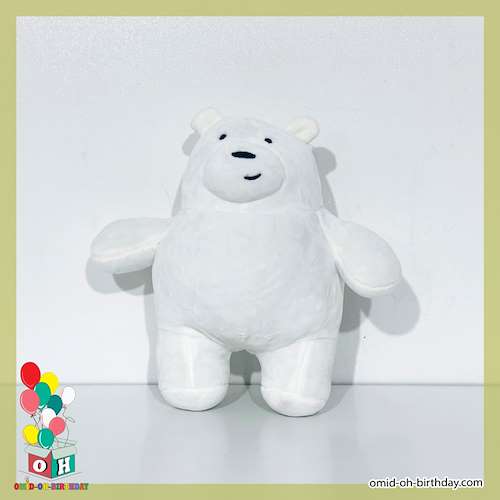 عروسک پولیشی خرس یخی کله پوک سایز ۲۴ کد CA0406