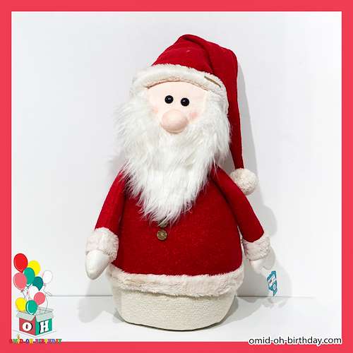 عروسک پارچه ای بابانوئل مهربان سایز ۱۰۰ کد CA0150