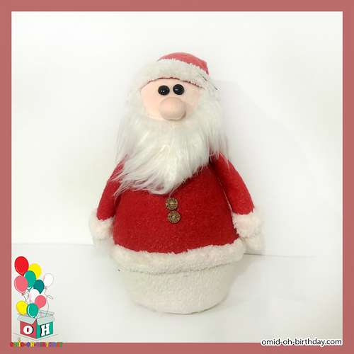  عروسک پارچه ای بابانوئل مهربان سایز ۷۰ کد CA0151