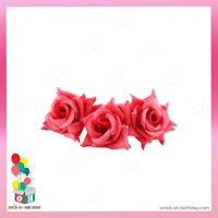  گل مصنوعی رز Rose هلندی قرمز کد G0063