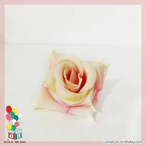 لوازم کادویی امید  گل مصنوعی رز Rose هلندی گلبهی کد G0016