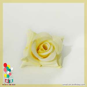 لوازم کادویی امید  گل مصنوعی رز Rose هلندی زرد نباتی کد G0017