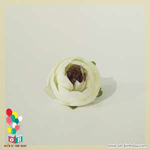  گل مصنوعی نسترن سفید کد G0012 لوازم کادویی امید