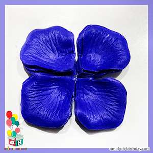 لوازم کادویی امید  گلبرگ لمسی و تزیینی رنگ آبی کاربنی کد G0048