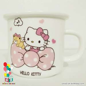  ماگ طرح هلو کیتی Hello Kitty کد F0041 لوازم کادویی امید