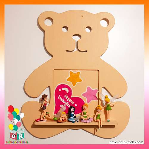 شلف دکوری اتاق کودک مدل خرس تدی TEDY کد L0004