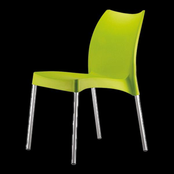 پلاستیک پارس صندلی پلاستیکی پایه فلزی
