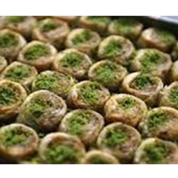 تولید و پخش شیرینی دنیز باقلوا استانبولی اصل ترک ساری ساریما (sari sarma) کد: 605