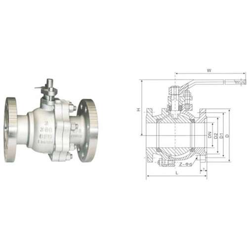 تولید کننده شیر توپی ANSI 150LB CF8 6