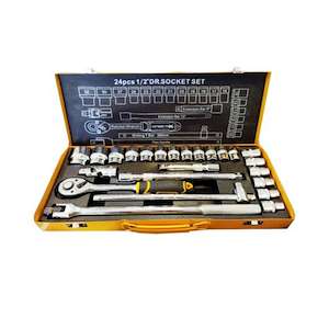 بازرگانی آرین ابزار جعبه بکس 24 پارچه هنس مدل6MT -4624