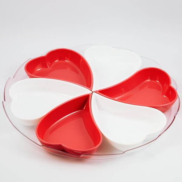 شرکت کوشا پلاست نیکان ظروف مینی ژله سینی دار قلبی