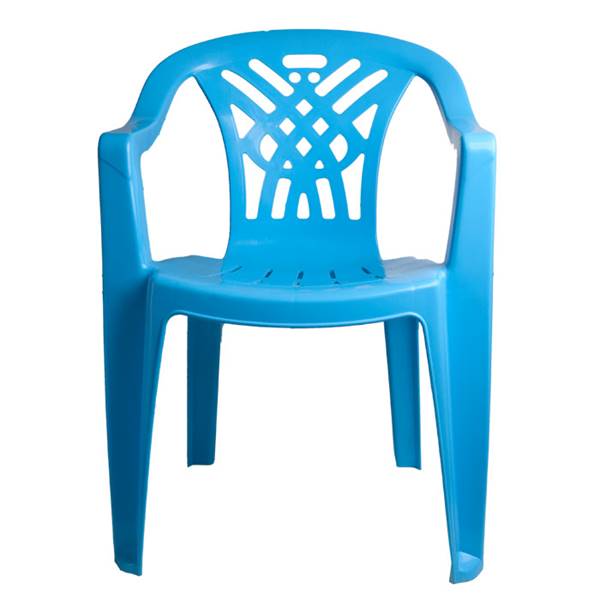 صندلی آبی پلاستیکی