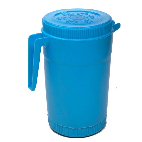 پارچ آب آبی گدار پلاستیکی
