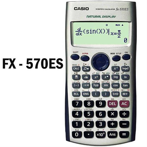 ماشین حساب مهندسی کاسیو مدل های Algebra FX 2.0 Plus, FX - 570ES , Class Pad 330