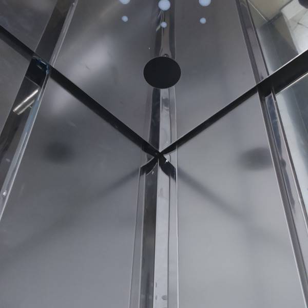 بنگاه آسانسور مجد کابین استیل گندمی طرح رویال