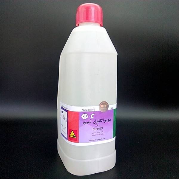مونو اتانول آمین 3 کیلویی مایع کیمیا پخش - ماد شیمیایی بسته بندی