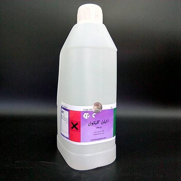 اتیلن گلیکول 3 لیتری مایع کیمیا پخش - مواد شیمیایی بسته بندی