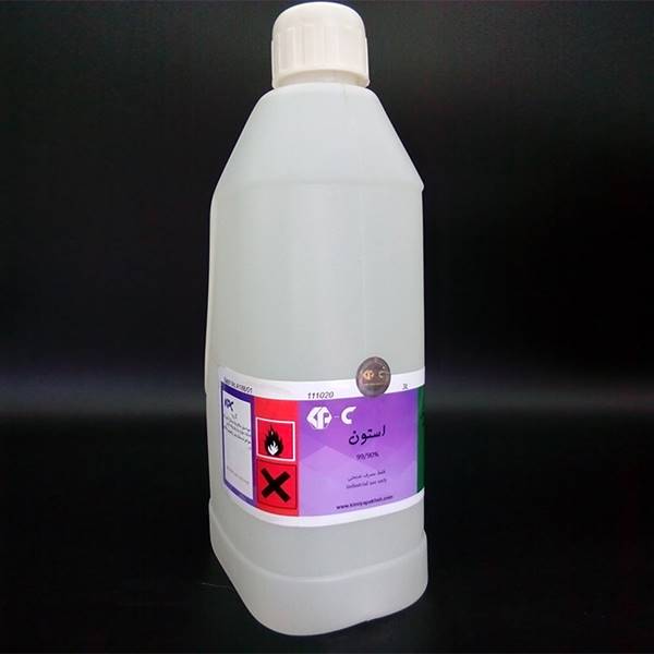 استون 3 لیتری مایع کیمیا پخش - مواد شیمیایی بسته بندی