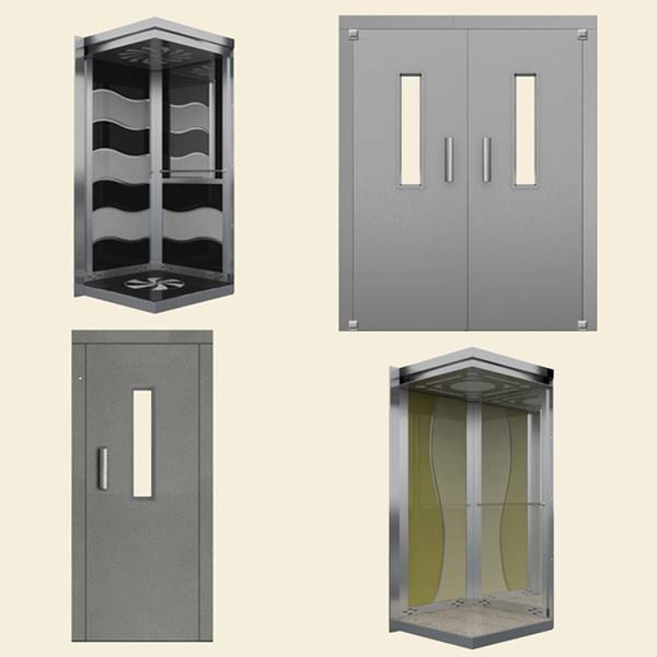 انواع مدل های درب لولایی و کابین آسانسور آنام شرکت آنام آسانسور ( کابین ، قطعات ، درب ، کابل و موتور آسانسور )‎