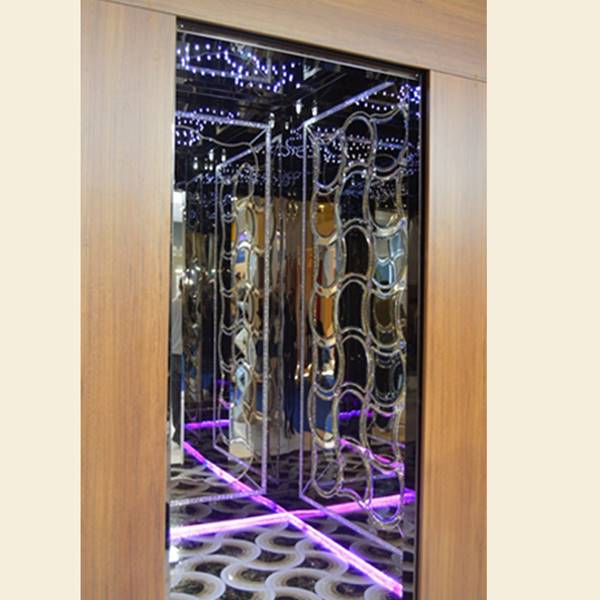 شرکت آنام آسانسور ( کابین ، قطعات ، درب ، کابل و موتور آسانسور )‎ کابین آسانسور با طرح آینه ای