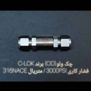 بازرگانی تاسیسات افشین33990295-021 چک ولو od -3000-psi 316 سیلوک