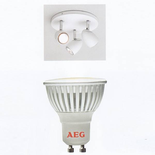 لامپ 4 وات GU10 پایه استارتی AEG لامپ AEG آ ا گ بازرگانی مشعل‎