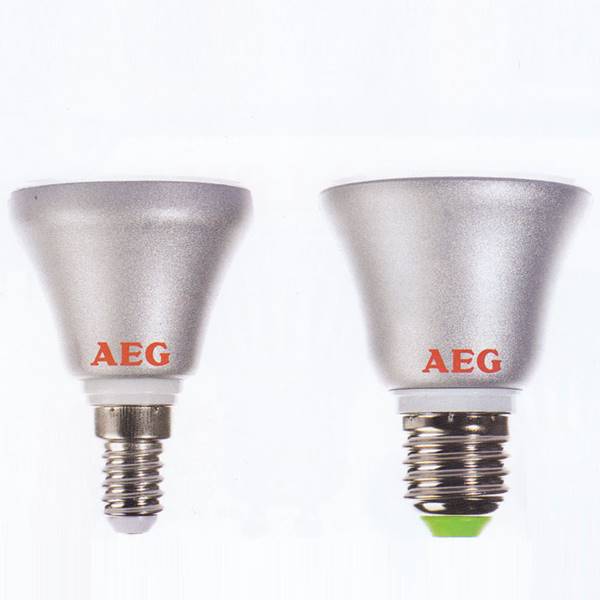 لامپ AEG آ ا گ بازرگانی مشعل‎ سرپیچ معمولی سرتخت 4 وات سرپیچ شمعی سرتخت 4وات لامپ AEG