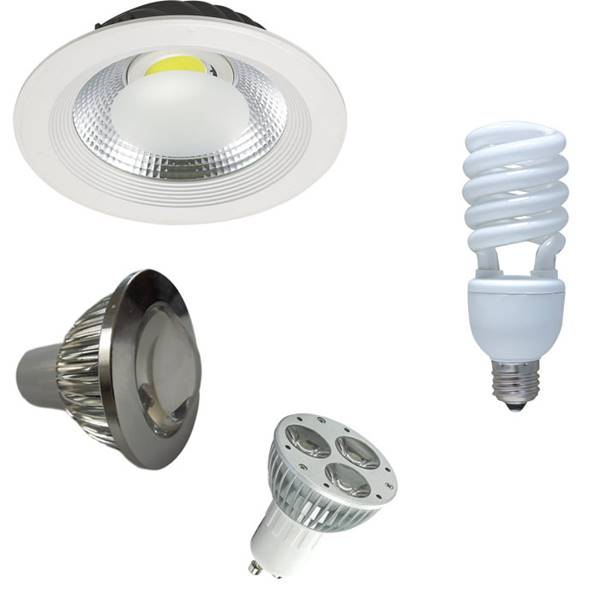 فروش انواع لامپ های کم مصرف در واتهای مختلف ، هالوژن ، COB ، LED