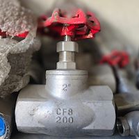 شیر گازی استیل کلاس 200 - 2 اینچ