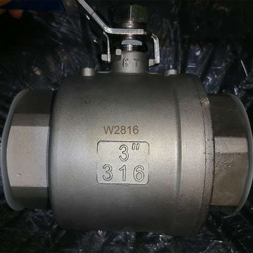 شیر گازی استیل 316  3 اینچ  w2816