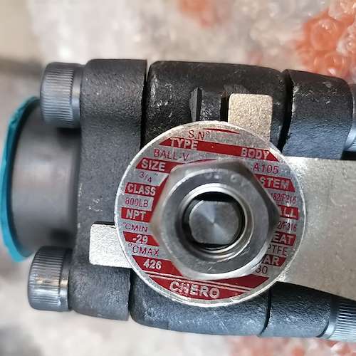 شیر گازی فولادی chero