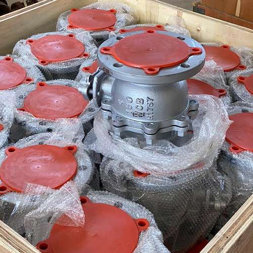 شیر توپی فولادی  4 اینچ کلاس 150 کیتز