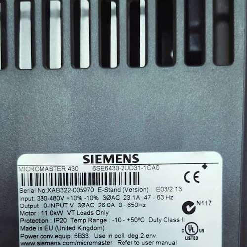 میکرومستر زیمنس (درایو) مدل 6SE6430