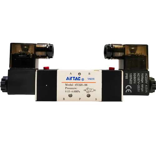 شیر برقی پنوماتیک طرح ایرتک مدل 4V220-06