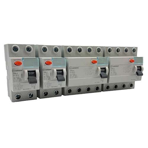 کلید محافظ جریان نشتی  دو پل مبنا