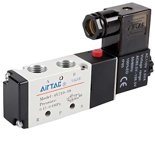 شیر برقی پنوماتیک mac مدل 4v210-08