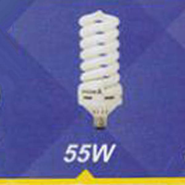 لامپ کم مصرف پیچی 55w