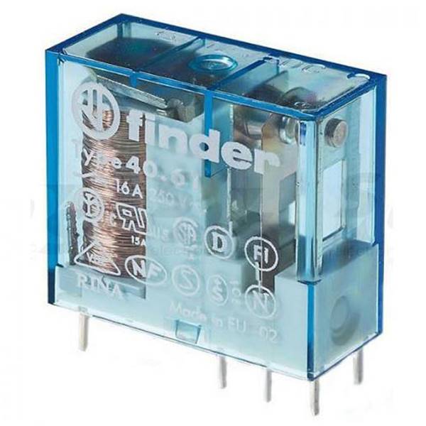رله شیشه ای فیندر (finder)  ایتالیا مدل  405290400000     40.52.9.024.0000 فروشگاه پلی تکنیک