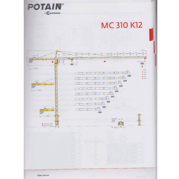 تاور کرین MC310K12